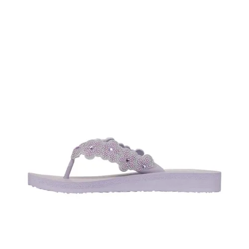 Skechers Meditation Flip Flops Women's Purple