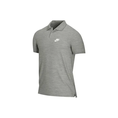 Nike Polo Shirts Men Gray