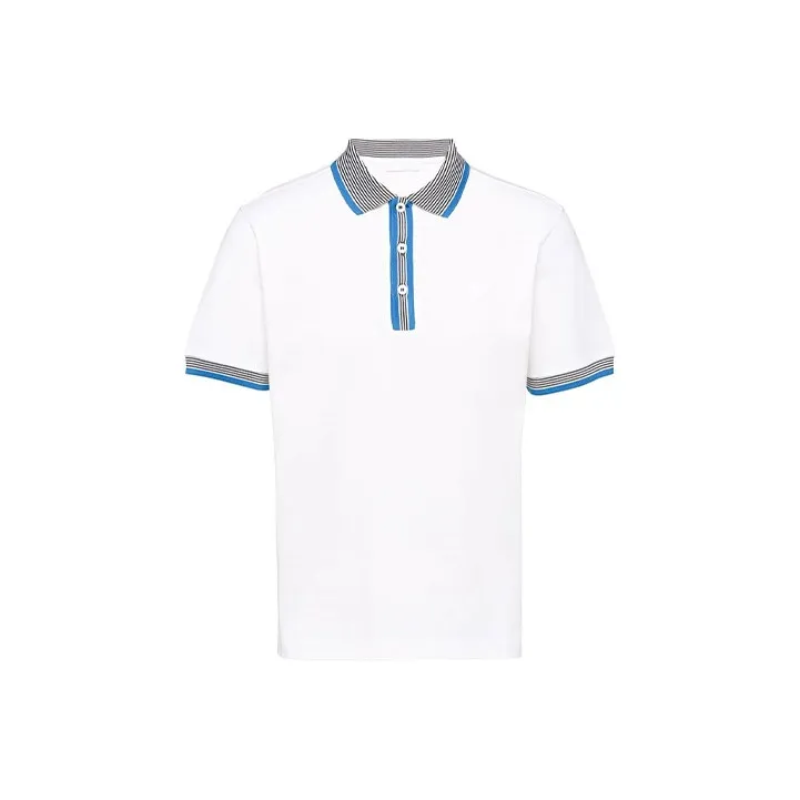 PRADA Polo Shirts Men White-0