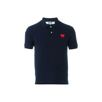 CDG Play Polo Shirts Men Blue