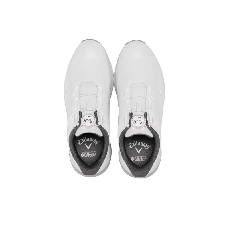 Callaway Cushioning, Slip Resistant, And Abrasion Resistant Low Top Golf Shoes Men's White-2