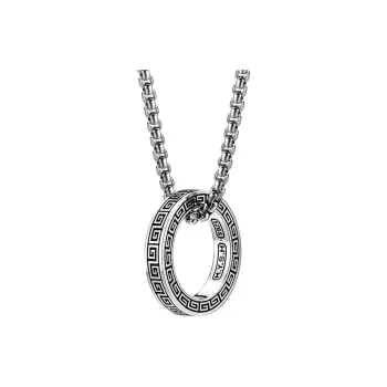 MYSH S925 Silver Necklaces Men's