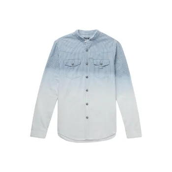 BALMAIN Shirts Men Blue