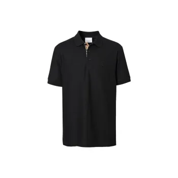 Burberry Monogram Motif Cotton Piqué Polo Shirt