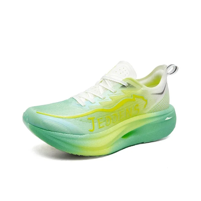 Kuding Running Shoes Unisex Low Top Sky Blue/Crimson Glow-1