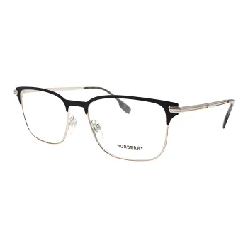Burberry Eyeglass Frames Men Black Silver