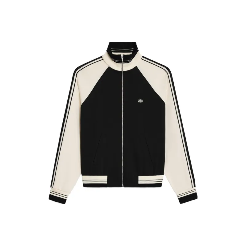 CELINE Triomphe Tracksuit Jacket In Double Face Jersey-0