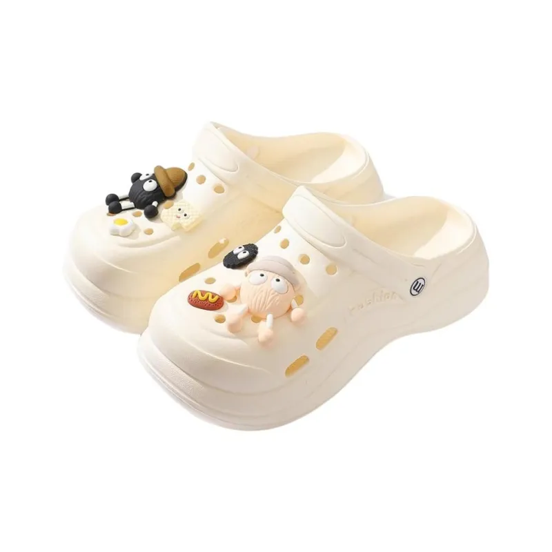 Ke Jiayi Platform Summer Versatile Trendy Slip Resistant Odor Resistant Slippers Outerwear Fashion Closed Toe Sandal-9