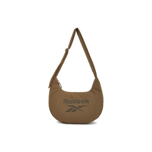 Reebok Fabric Crescent Moon Bag Shoulder Bag Medium Size Unisex Burgundy/Apricot/Matcha/Fuchsia/Black