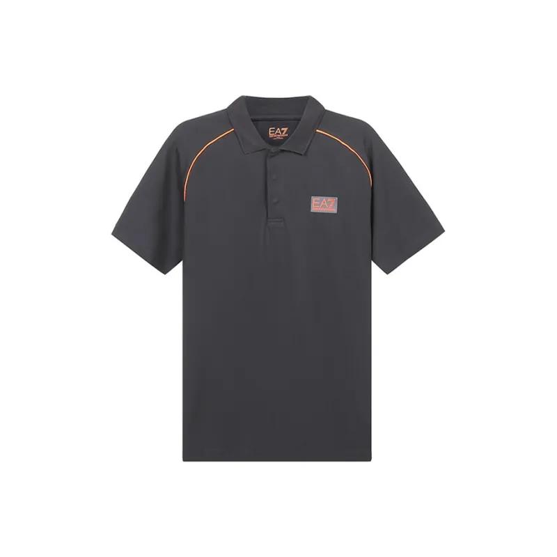 EMPORIO ARMANI EA7 Polo Shirt Men's Night Blue-0