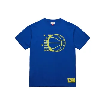 Mitchell & Ness x NBA Orlando Magic Team Neon Nights Premium T Shirt Men's Blue