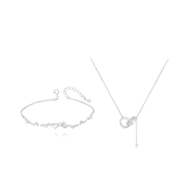 FORCHI Zircon Bracelets Women's Couple's Sweet Style Box-11