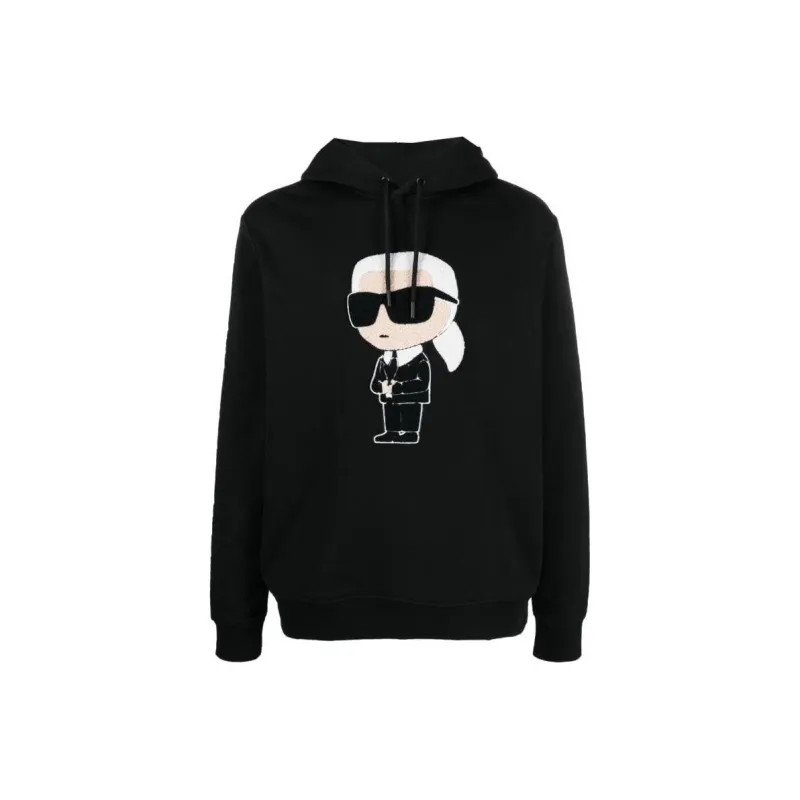 KARL LAGERFELD / Karl Lagerfeld Jeans Patch Hoodie-0