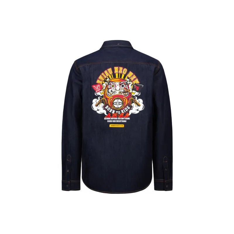 EVISU Shirts Men Denim Blue-0