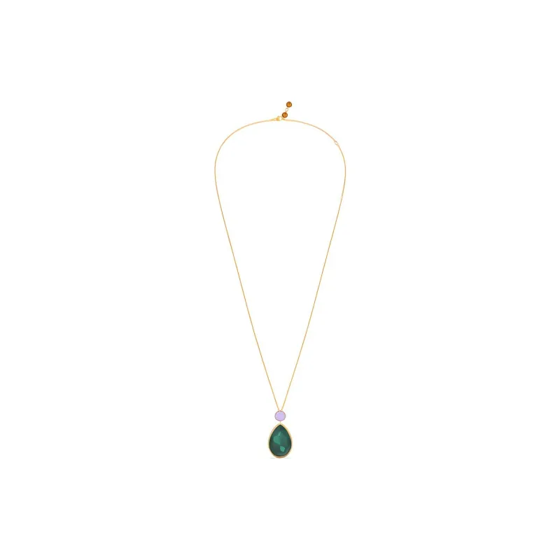 Swarovski Orbita Necklaces Women's Green/Purple-1
