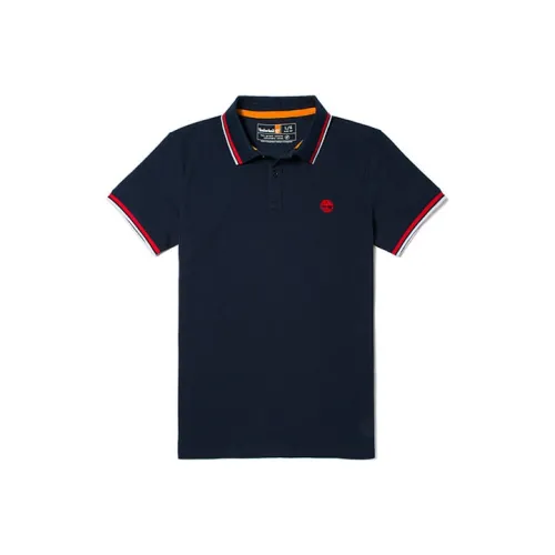 Le Breve T-shirt à rayures verticales Bleu marine