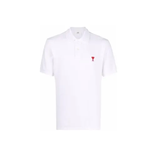 AMIPARIS Ami De Coeur Embroidered Polo Shirt
