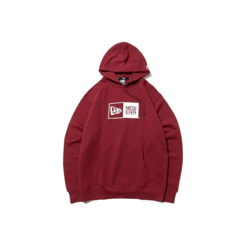 New Era Sweatshirt Unisex Burgundy