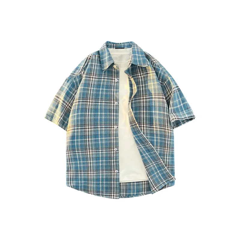 GNOMESHGH Shirt Unisex Black Plaid-10