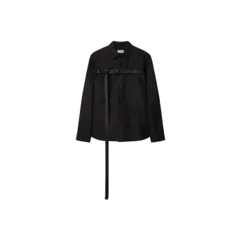 OFF WHITE Buckled Cotton Shirt