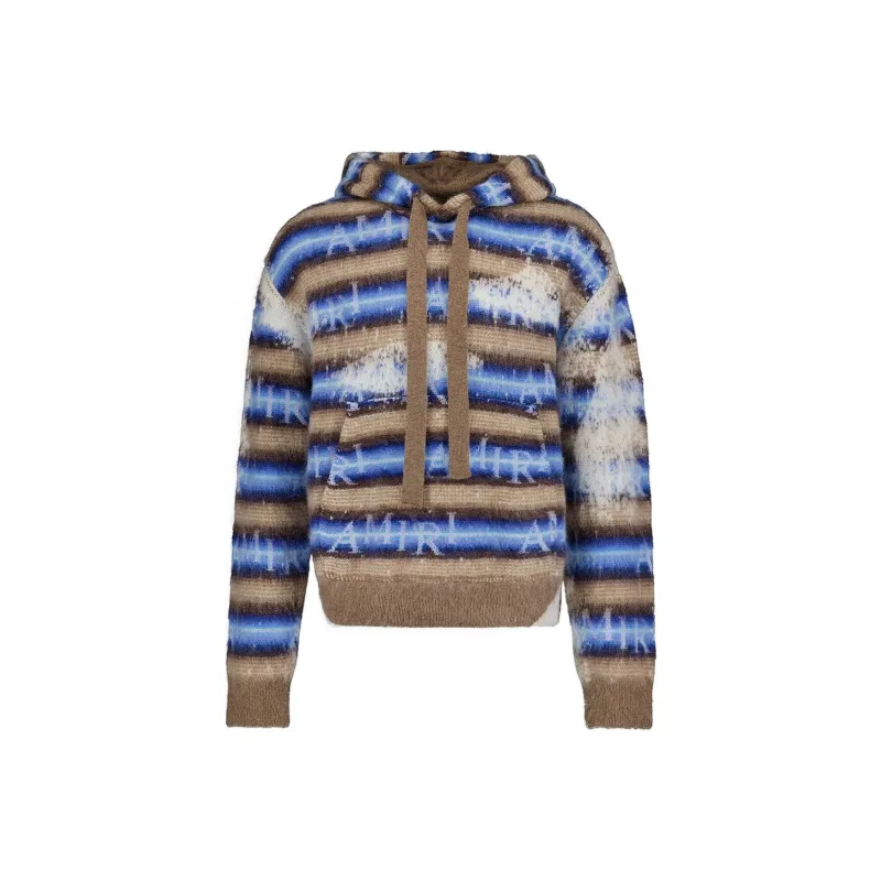 AMIRI Logo Staggered Striped Jumper-0