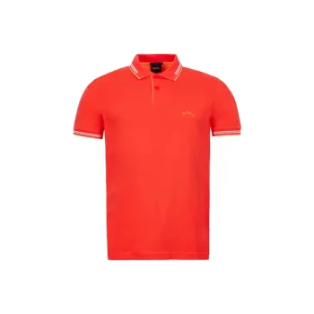 HUGO BOSS Polo Shirts Men Red