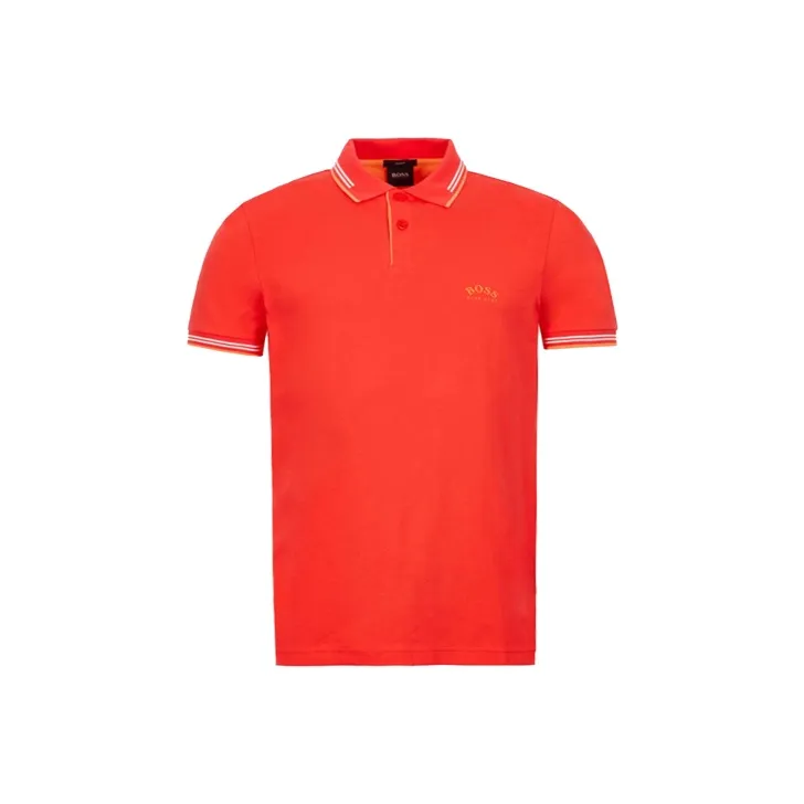 HUGO BOSS Polo Shirts Men Red-0