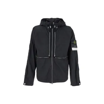 STONE ISLAND Hooded Windbreaker