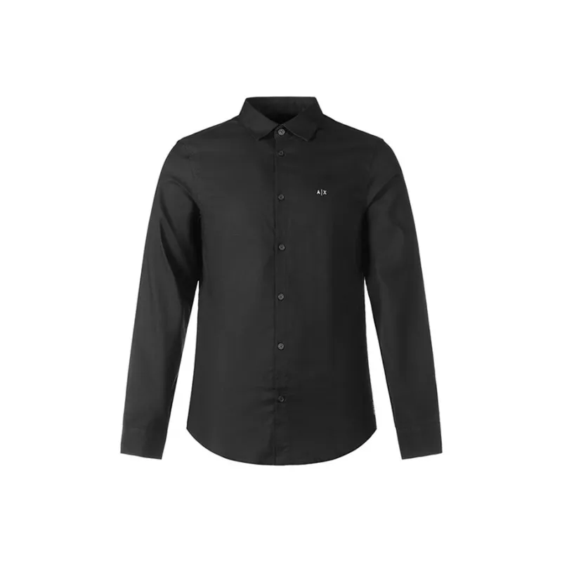 ARMANI EXCHANGE Shirts Men Black-0
