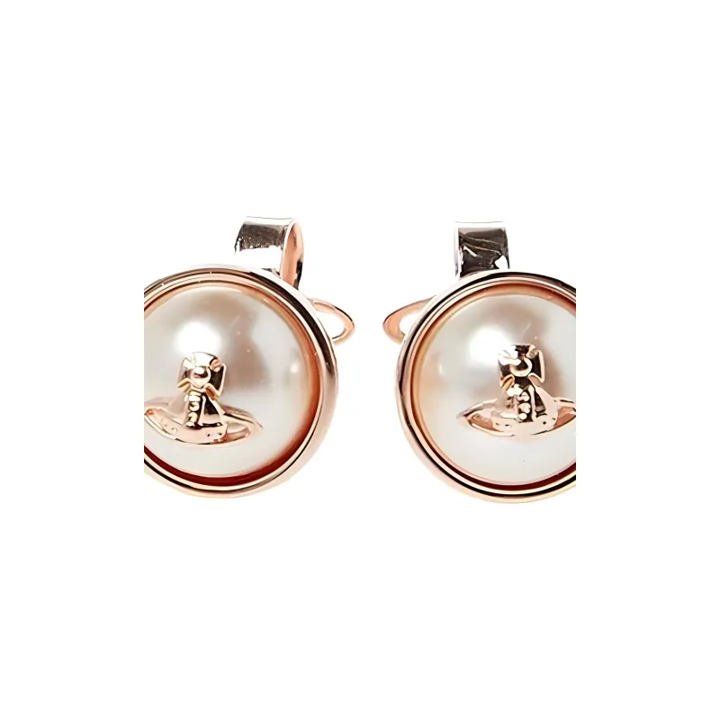 Vivienne Westwood Brass Earrings Women's Rose Gold-2