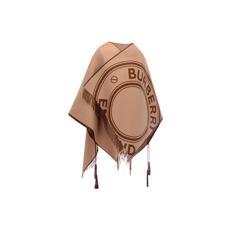 Burberry Shawls Unisex Khaki-1