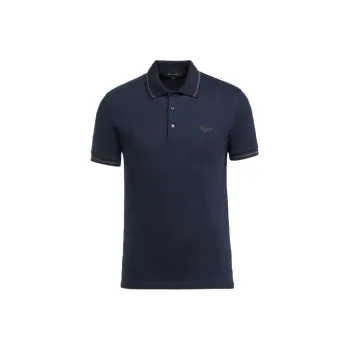 Ermenegildo Zegna Polo Shirts Men Blue