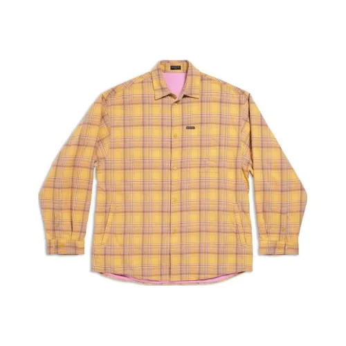 Balenciaga Shirt Loose Fit Men's Yellow