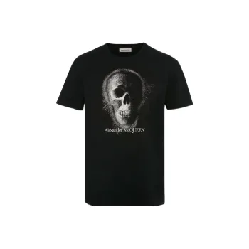 Alexander McQueen Graphic Printed Crewneck T Shirt