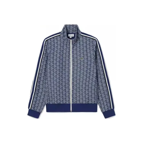 LACOSTE Monogram pattern Long sleeved Sweatshirt