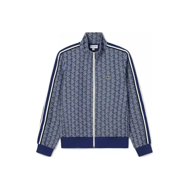LACOSTE Monogram pattern Long sleeved Sweatshirt-0