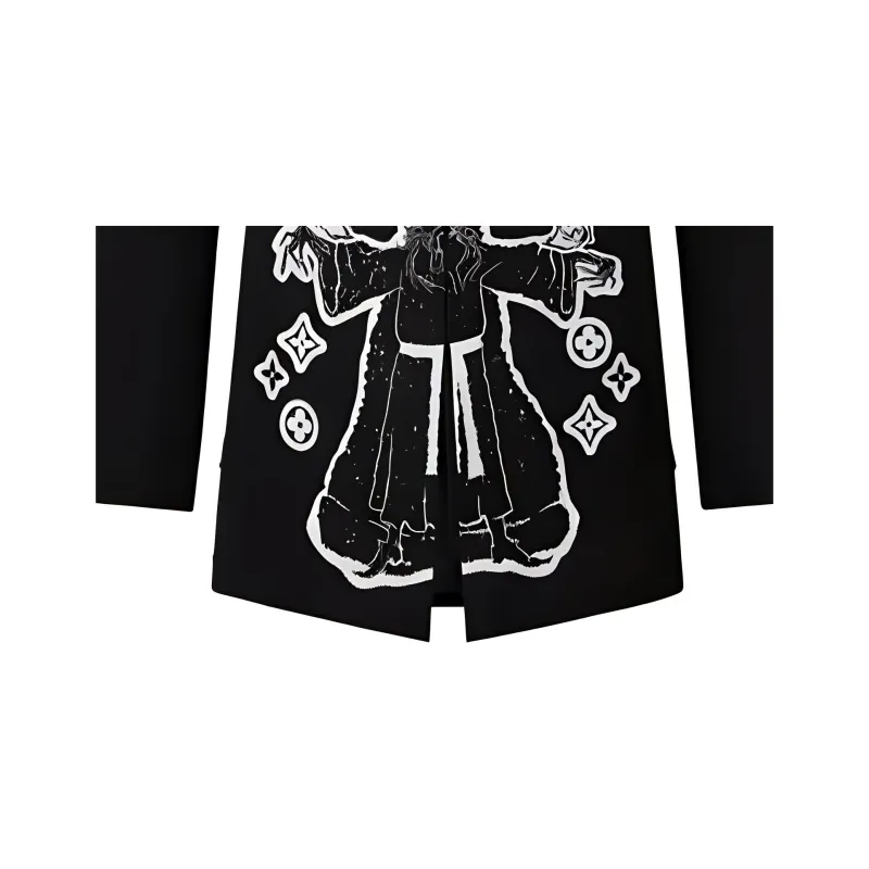 LOUIS VUITTON New Quarterly Products Of LV FW22 Jackets Coats Men's Black-2