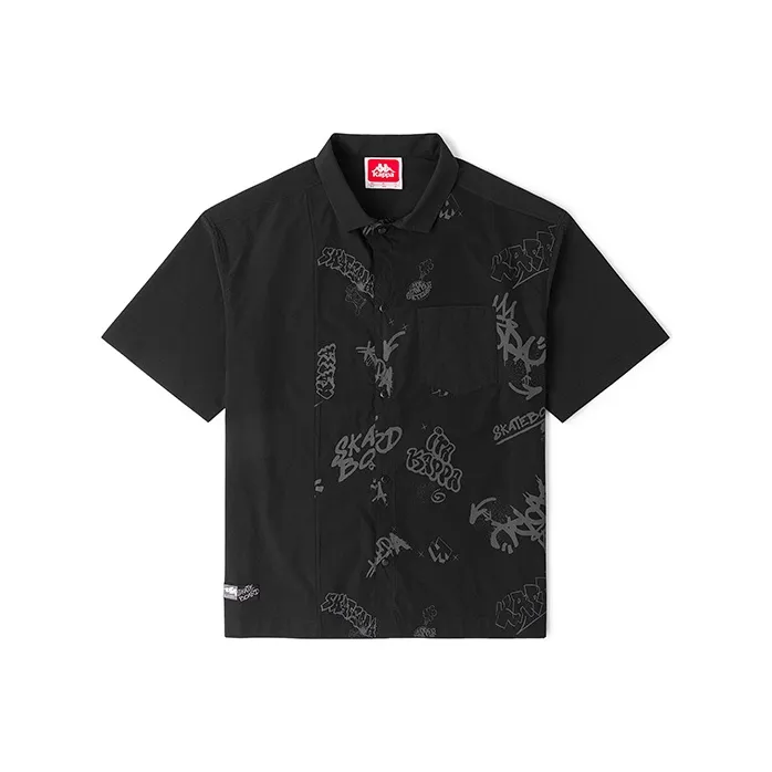 Kappa Shirt, Summer Men's Black-0
