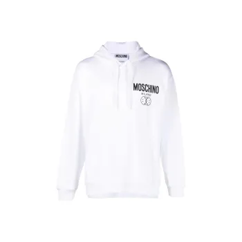 MOSCHINO Smile Logo print Cotton Hoodie