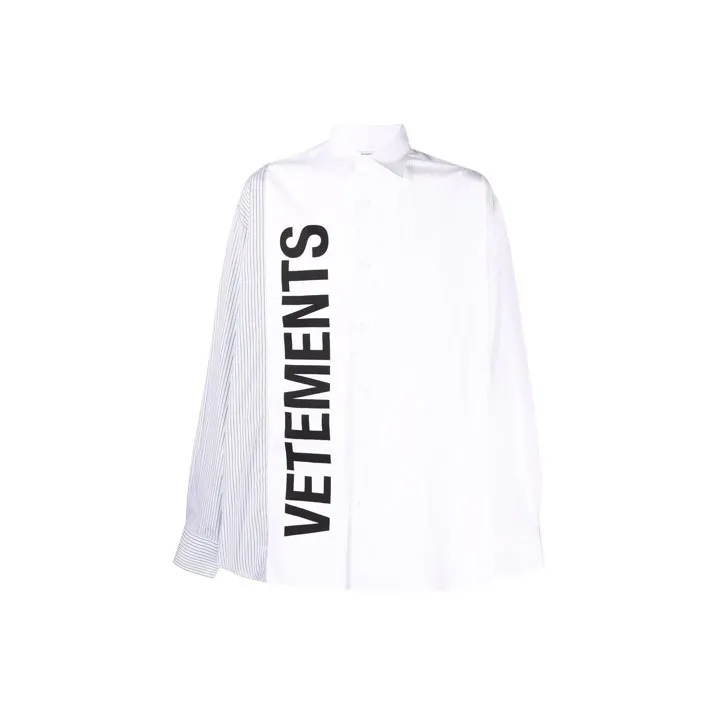 Vetements Shirts Men White-0