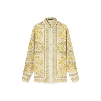 VERSACE Shirts Men Yellow