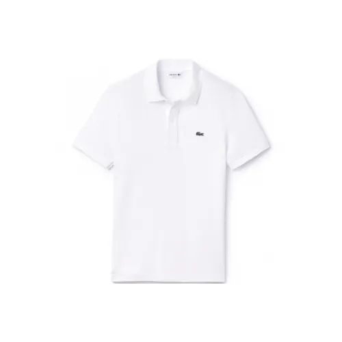 LACOSTE Polo Shirts Men's White