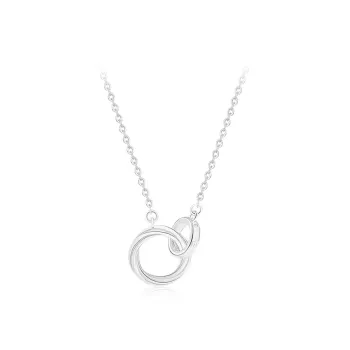 Love Link 999 Fine Silver Necklaces Women's