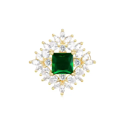 HMZ Brooches Women's Gold