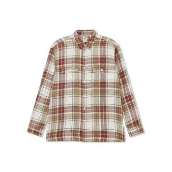 Levis Shirts Men Brown