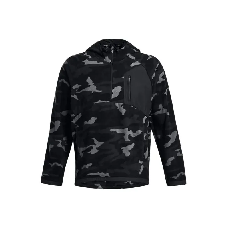 Under Armour Microfleece Printed Hoodie Sweatshirt Men's Black-0