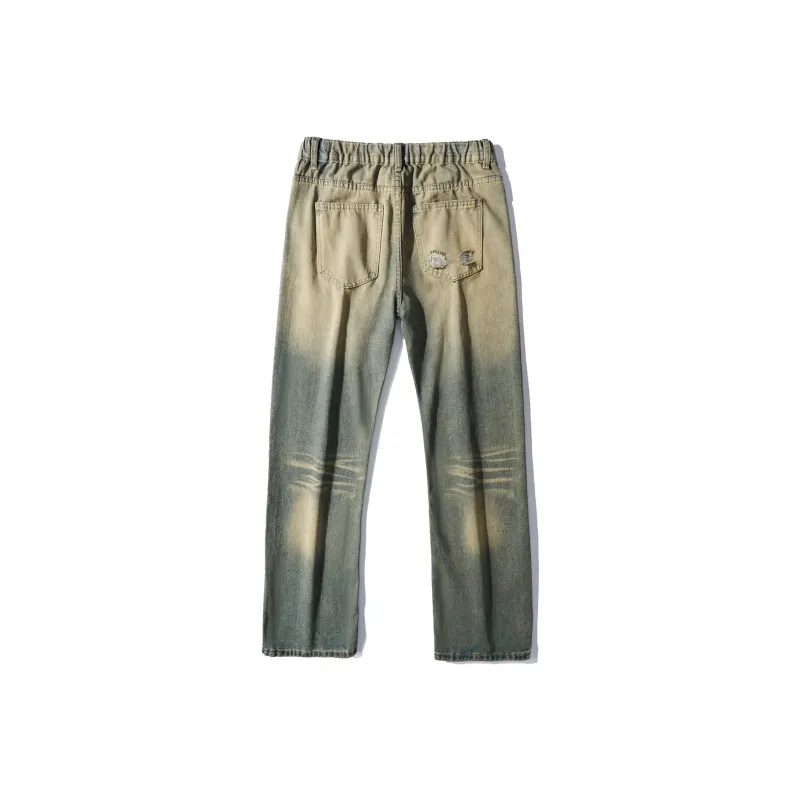 FAVEPOP Jeans Unisex Vintage Blue-1