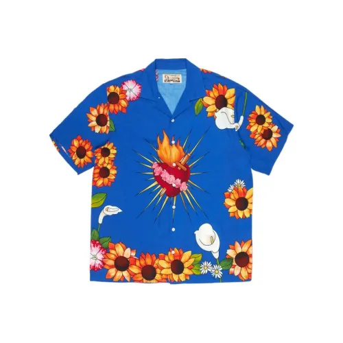 PLEASURES Heart Button Down