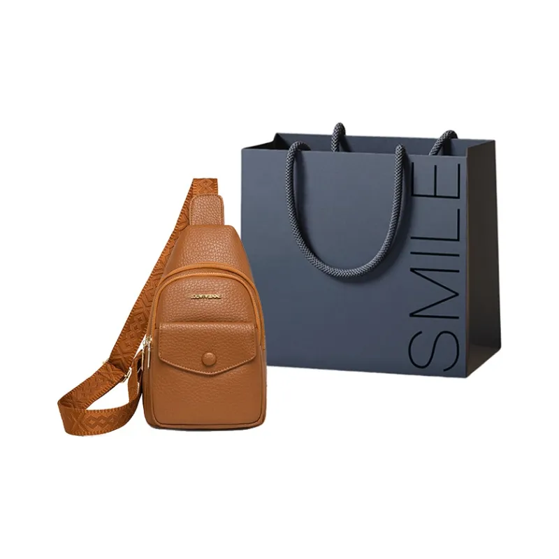 SWIMADE PU Sling Bag Regular Women's Ecru/Black/Light Green/Brown-11