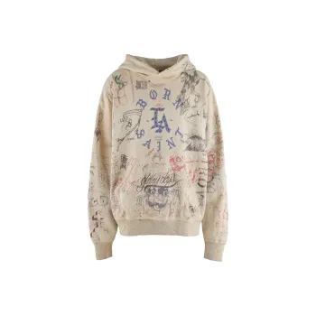 SAINT Mxxxxxx X Born & Raised Hooded Sweatshirt Hoodie